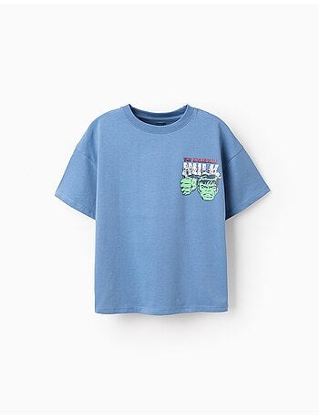 Camiseta de algodón con estampados de Hulk