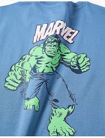 Camiseta de algodón con estampados de Hulk