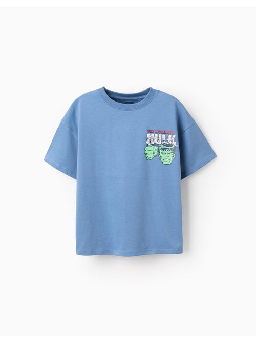 Camiseta de algodón con estampados de Hulk - Kiabi