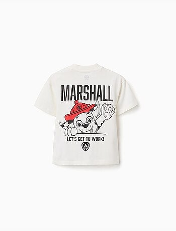 Camiseta de algodón con estampados de Marshall