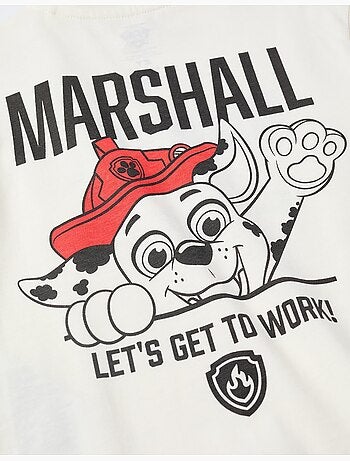 Camiseta de algodón con estampados de Marshall