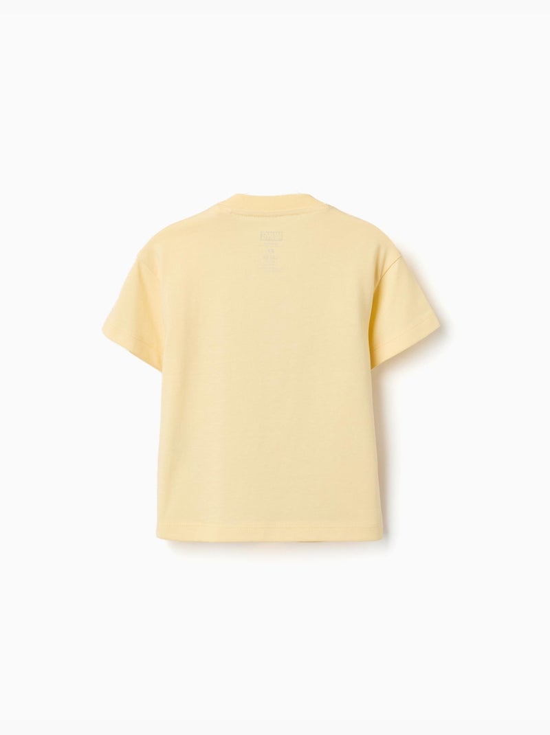 Camiseta de algodón con estampados de Marvel Amarillo - Kiabi
