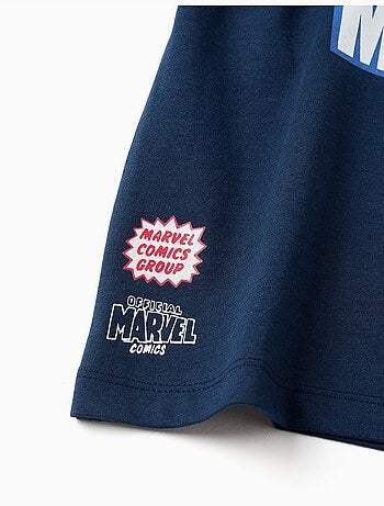Camiseta de algodón con estampados de Marvel