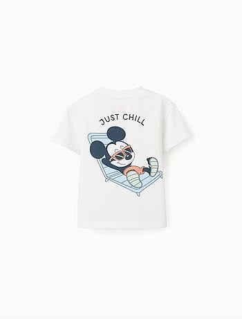 Camiseta de algodón con estampados de Mickey