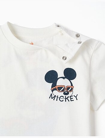 Camiseta de algodón con estampados de Mickey