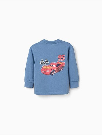 Camiseta de algodón con estampados de rayo mcqueen