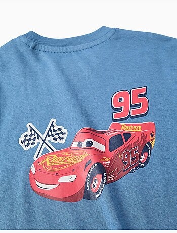 Camiseta de algodón con estampados de rayo mcqueen