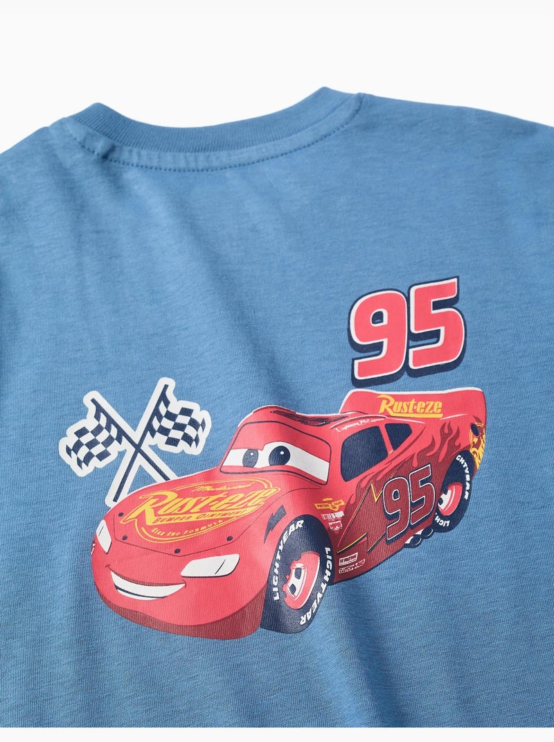 Camiseta de algodón con estampados de rayo mcqueen Azul Azul - Kiabi