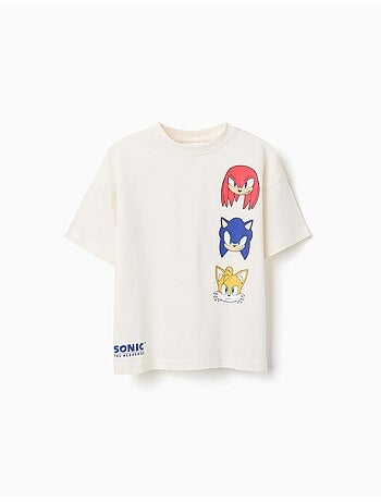 Camiseta de algodón con estampados de Sonic & Friends
