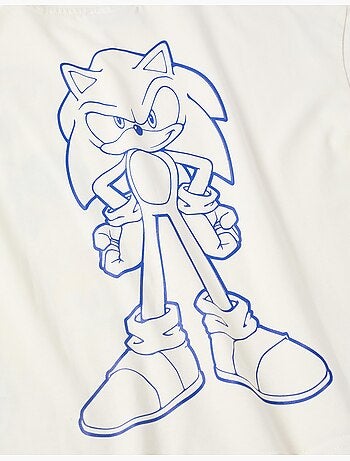 Camiseta de algodón con estampados de Sonic & Friends