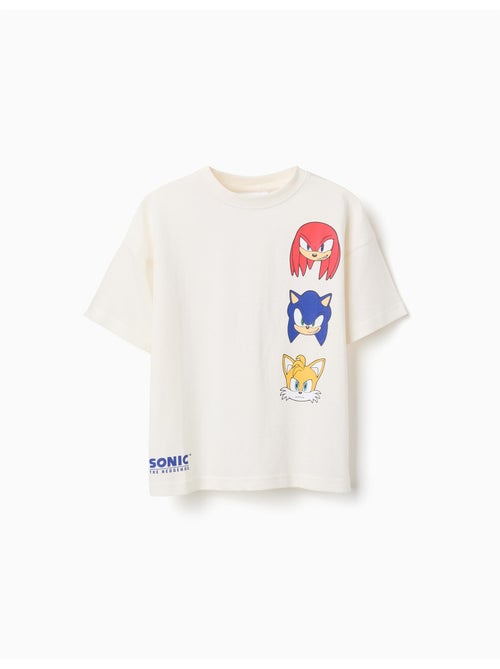 Camiseta de algodón con estampados de Sonic & Friends - Kiabi