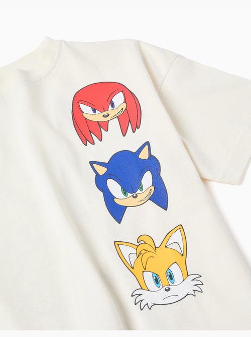 Camiseta de algodón con estampados de Sonic & Friends - Kiabi