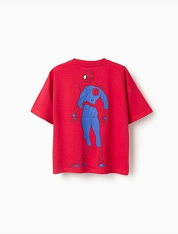 Camiseta de algodón con estampados de Spider-Man