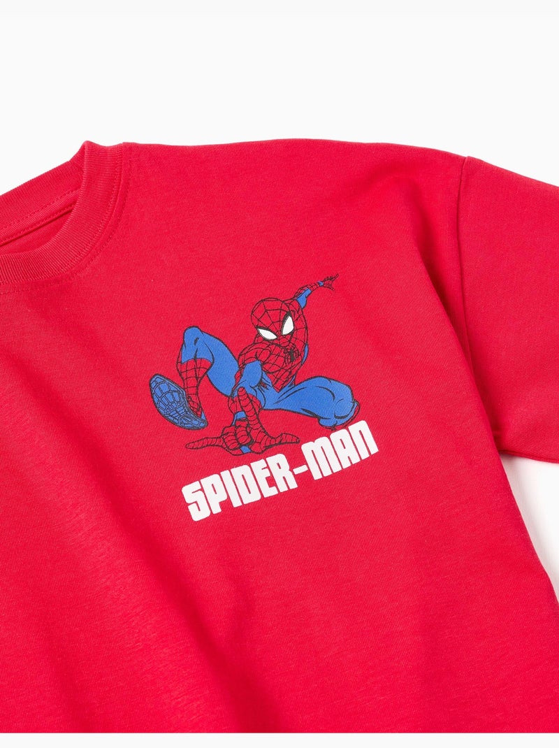 Camiseta de algodón con estampados de Spider-Man Rojo - Kiabi