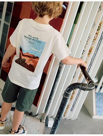 Camiseta de algodón con estampados Lanzarote