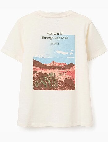Camiseta de algodón con estampados Lanzarote