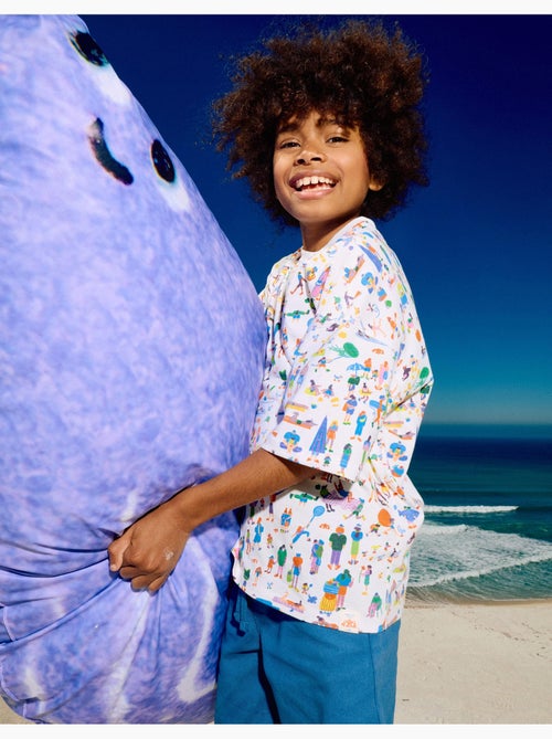 Camiseta de algodón con ilustración Carolina Celas x Zippy - Kiabi