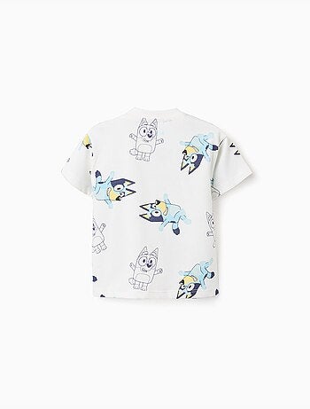 Camiseta de algodón con motivo de Bluey