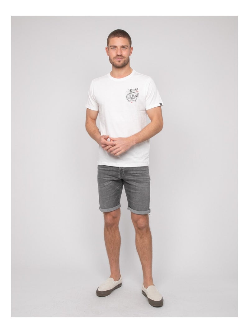 Camiseta de algodón con motivos NARNAGE Crudo - Kiabi