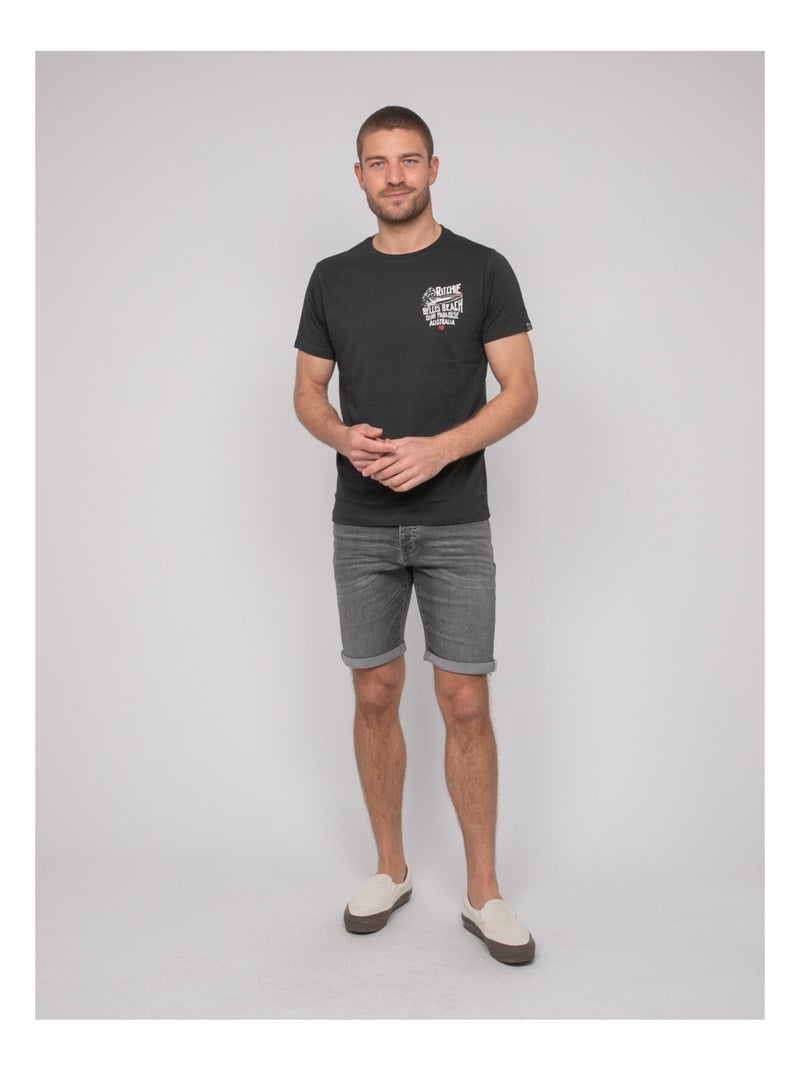 Camiseta de algodón con motivos NARNAGE Gris - Kiabi