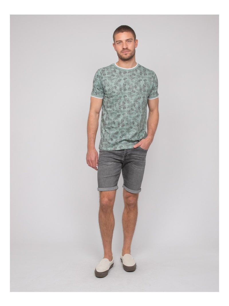 Camiseta de algodón con motivos NARNIBALL Caqui - Kiabi