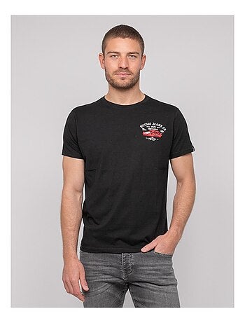 Camiseta de algodón con motivos NEROLMA