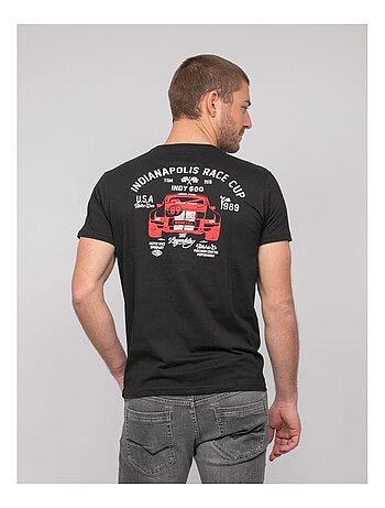 Camiseta de algodón con motivos NEROLMA
