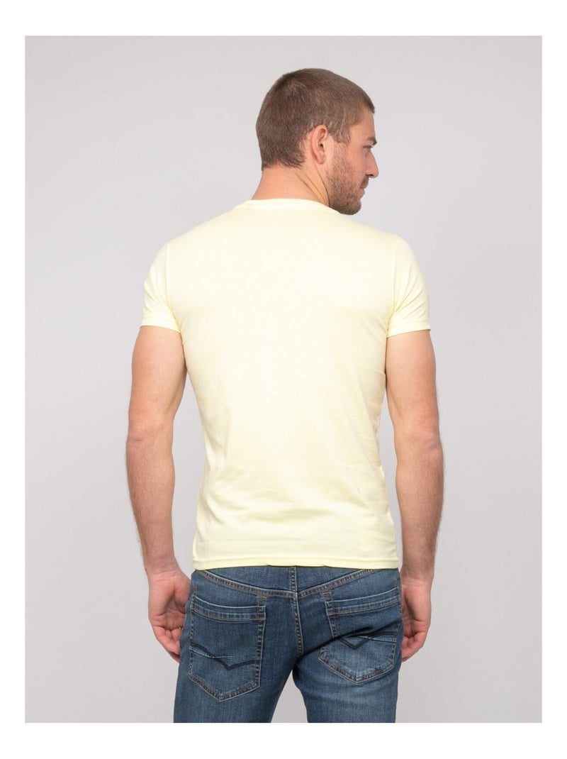 Camiseta de algodón con motivos NOPICALE Amarillo - Kiabi