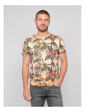 Camiseta de algodón con motivos NOUBOMEL