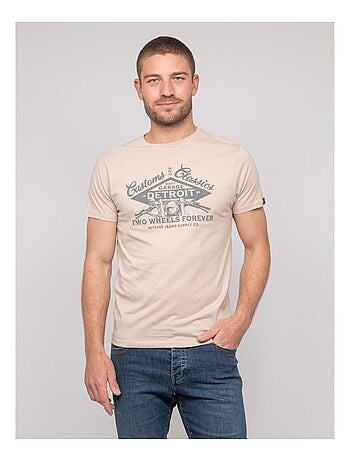 Camiseta de algodón con motivos NOUPARIX