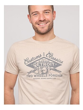 Camiseta de algodón con motivos NOUPARIX