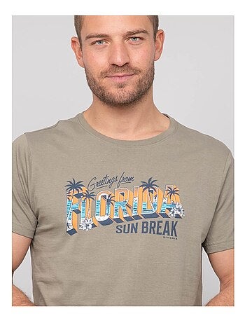 Camiseta de algodón con motivos NOURITO