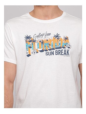 Camiseta de algodón con motivos NOURITO