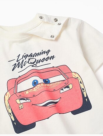 Camiseta de algodón con Rayo McQueen