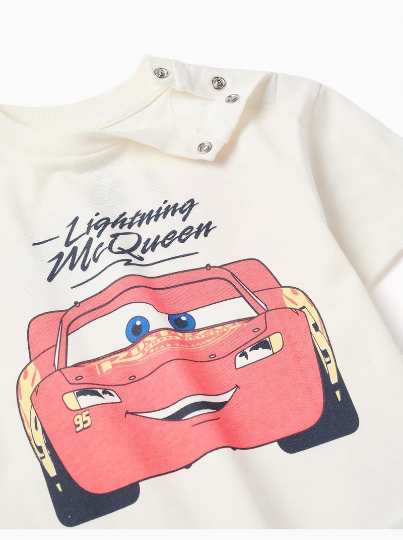 Camiseta de algodón con Rayo McQueen Blanco - Kiabi