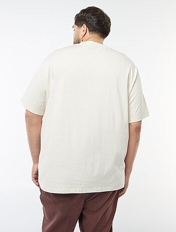 Camiseta de algodón confort fit