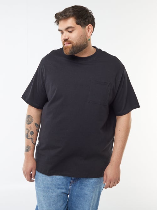 Camiseta de algodón confort fit - Kiabi