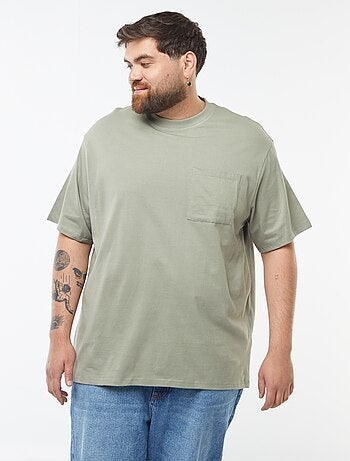 Camiseta de algodón confort fit