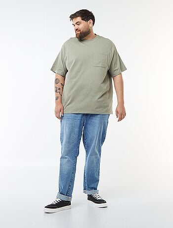 Camiseta de algodón confort fit