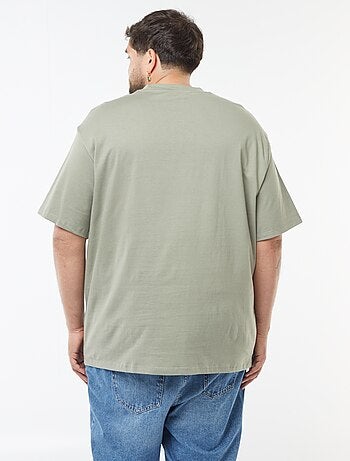 Camiseta de algodón confort fit