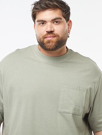 Camiseta de algodón confort fit