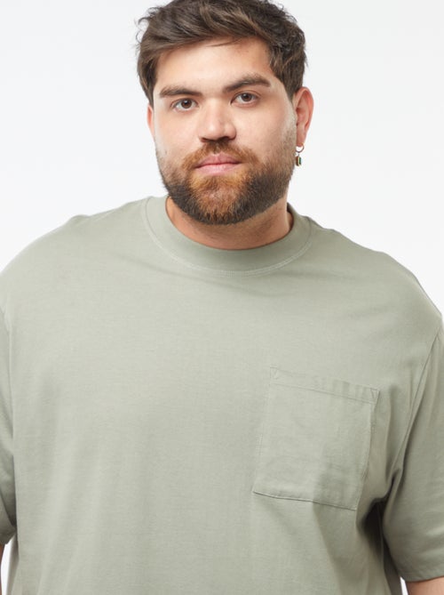 Camiseta de algodón confort fit - Kiabi