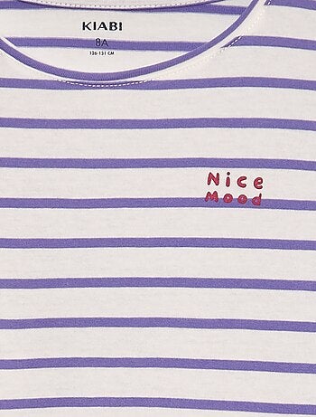 Camiseta de algodón de manga larga