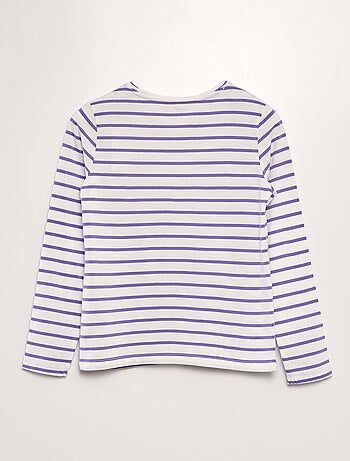 Camiseta de algodón de manga larga