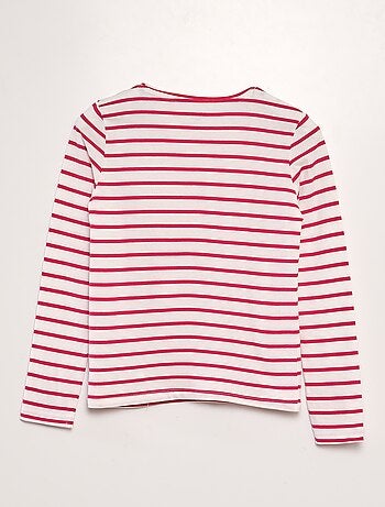 Camiseta de algodón de manga larga