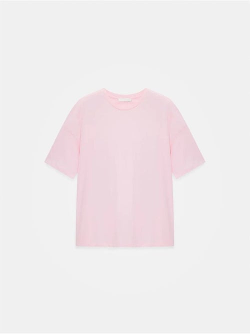 Camiseta de algodón de mujer con cuello redondo dilvin - Kiabi Camiseta de algodón de mujer con cuello redondo dilvin - Kiabi