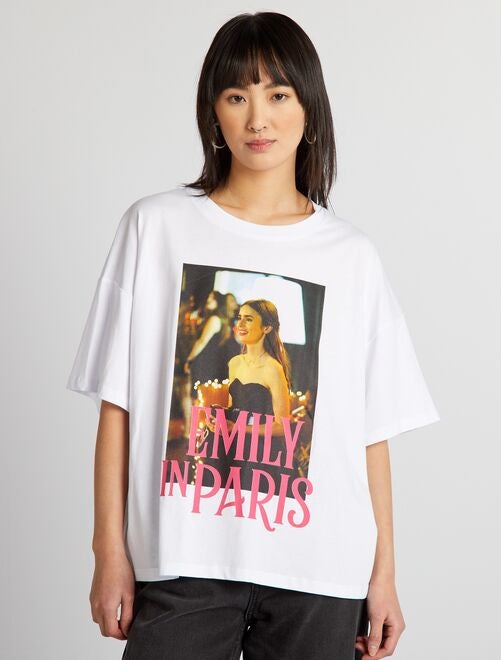 Camiseta de algodón 'Emily in Paris' - Kiabi