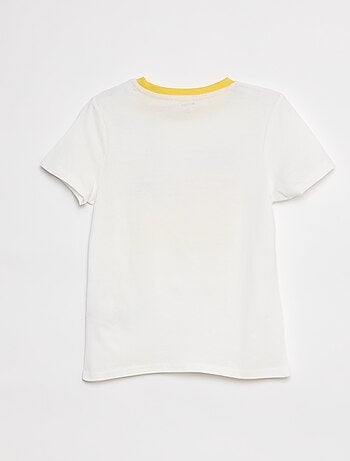 Camiseta de algodón estampada