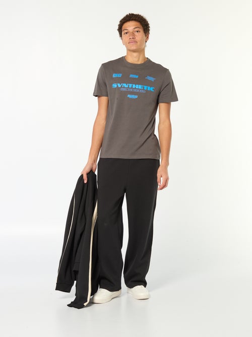 Camiseta de algodón estampada de manga corta - Kiabi