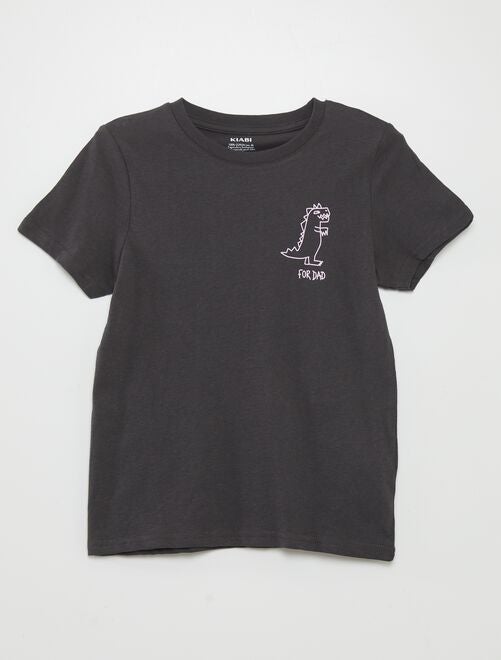 Camiseta de algodón estampada - Kiabi